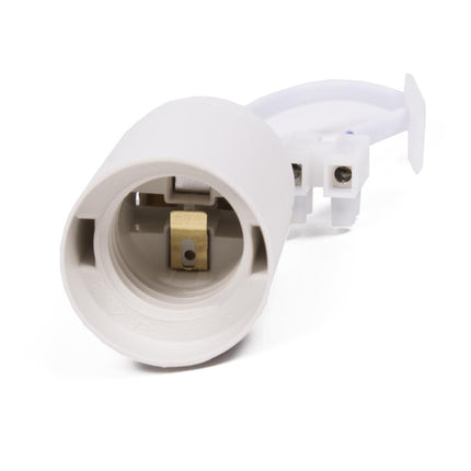 Benson Verhuisfitting E27 – Wit – Inclusief Kroonsteen & Ophangoog