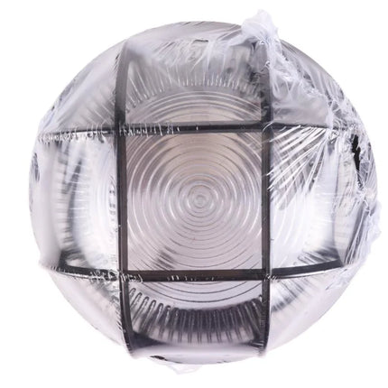 Benson Bulleye Buitenlamp Rond – Zwart – E27 Fitting – IP54