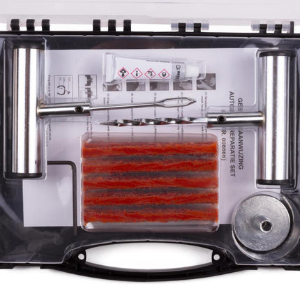 Benson Professionele Bandenreparatieset – 31-delig – Pro – Inclusief 25 Veters & Luxe Koffer