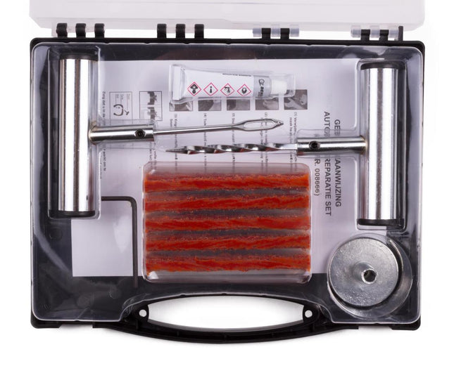 Benson Professionele Bandenreparatieset – 31-delig – Pro – Inclusief 25 Veters & Luxe Koffer