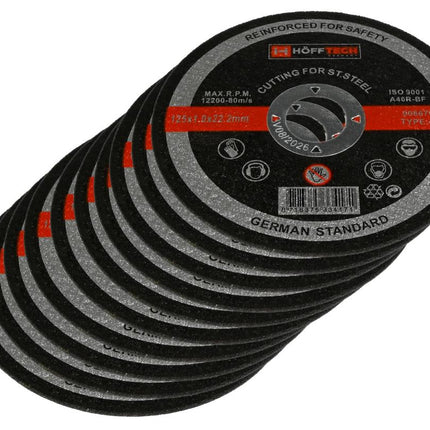 Benson Doorslijpschijf RVS - Ø 125 mm - Ultradun 1.0 mm
