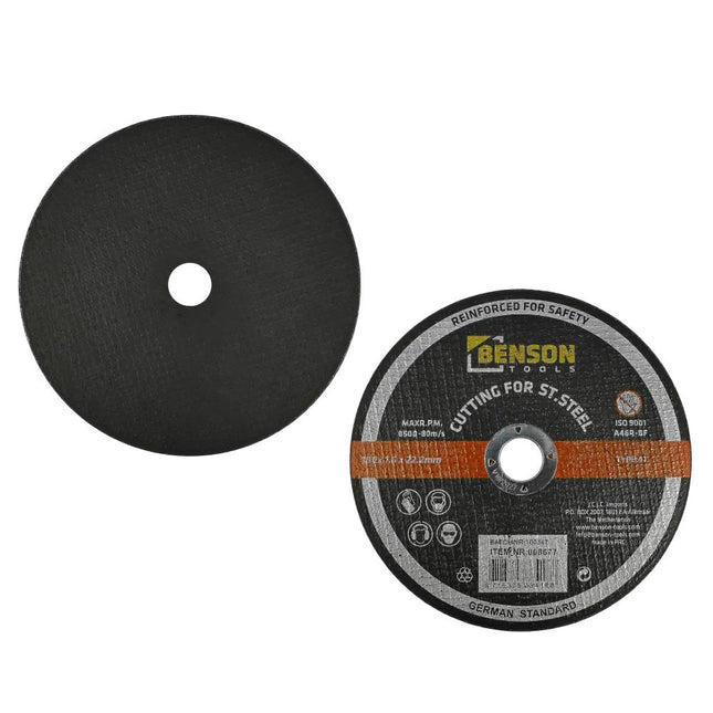 Benson Doorslijpschijf RVS & Inox - Ø 180 mm - 1.6 mm - Versterkt