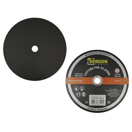 Benson Doorslijpschijven RVS - Ø 230 mm - 5 Stuks - 2.0 mm