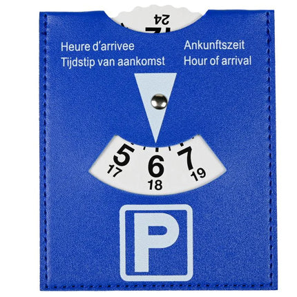 Benson Parkeerschijf - Blauw - 10 x 12 cm - Europees Goedgekeurd