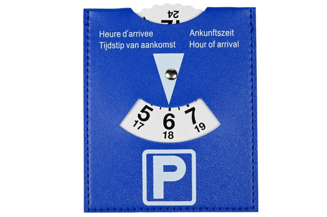 Benson Parkeerschijf - Blauw - 10 x 12 cm - Europees Goedgekeurd