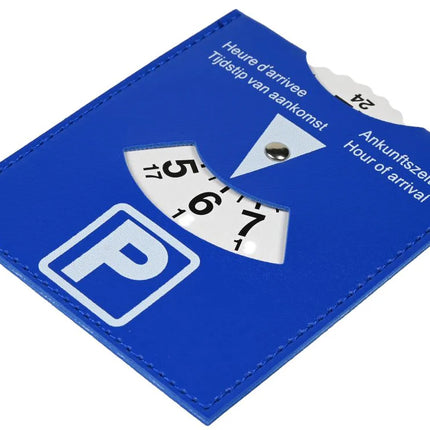 Benson Parkeerschijf - Blauw - 10 x 12 cm - Europees Goedgekeurd