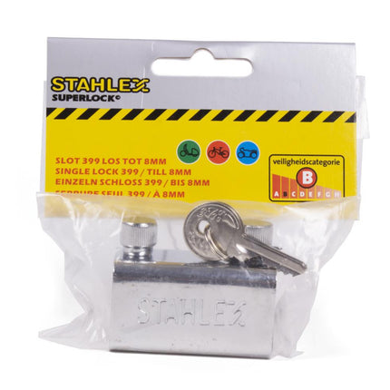 Stahlex Slot Guard (Model 399) – Beveiliging tot 8 mm – Incl. 2 Sleutels