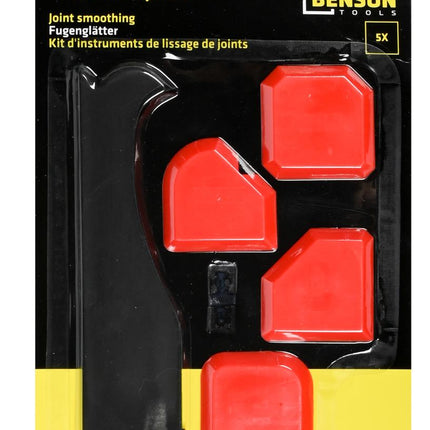 Benson Kitspatel Set - 5-delig - Flexibel Kunststof - Voor Perfecte Kitnaden