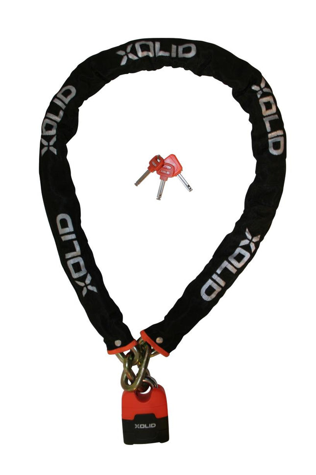 Xolid Ketting + Hangslot 673 ART**** - 150 cm - 10.5 mm - Met LED Sleutel