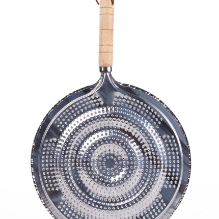 Benson Sudderplaat - Vlamverdeler - Ø 21 cm - Houten Handgreep