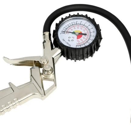 Benson Bandenvulpistool met Manometer – Voor Compressor – Bar & PSI – Universeel