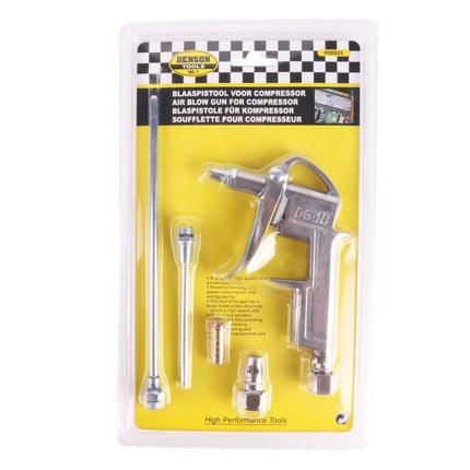 Benson Luchtpistoolset - 7-delig - Verwisselbare Tips (1.5, 10 & 21 cm)