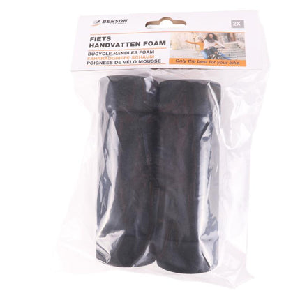 Benson Foam Fietshandvatten - 125 mm - Schokabsorberend - Zwart