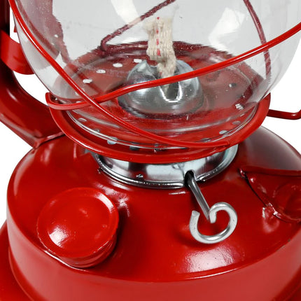 Hofftech Klassieke Stormlantaarn - 30 cm - Zilver - Hittebestendig Glas
