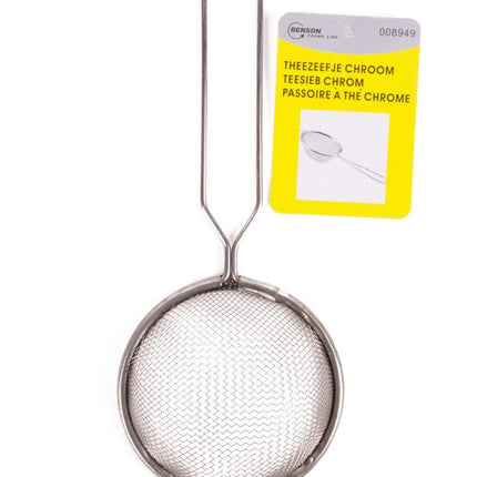 Benson Theezeef - RVS - Fijnmazig - Ø 8 cm - Universeel met Steel