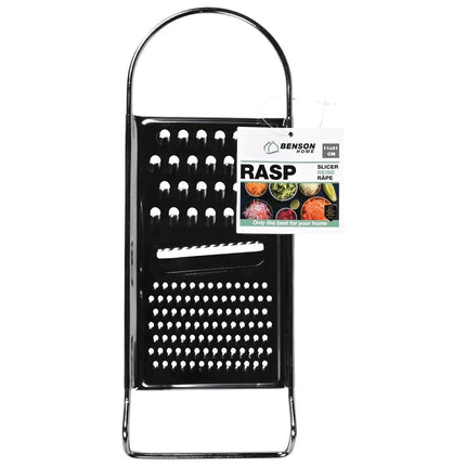 Benson Platte Keukenrasp - 11 x 31 cm - Hoogwaardig RVS - Chroom