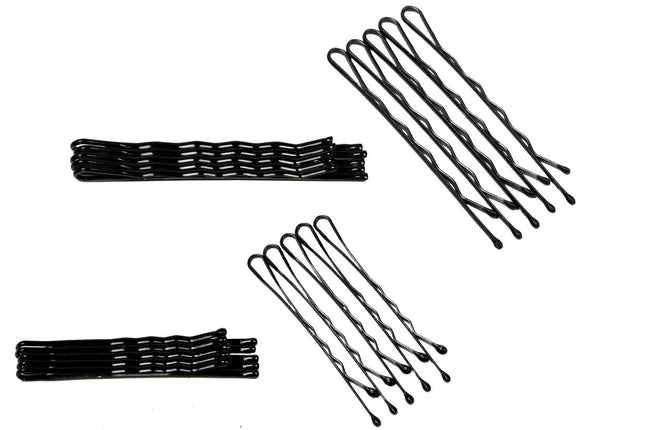 Benson Haarspelden Set – 200 Stuks – Zwart – 4,5 cm & 5,5 cm