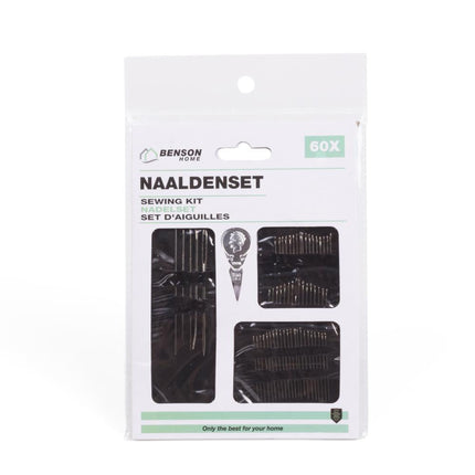 Benson Naaldenset - 60-Delig - Inclusief Draaddoorsteker