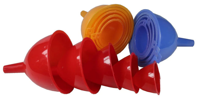 Benson Trechterset - 5-delig - Kleurrijke Mix - Ø 55 tot 110 mm