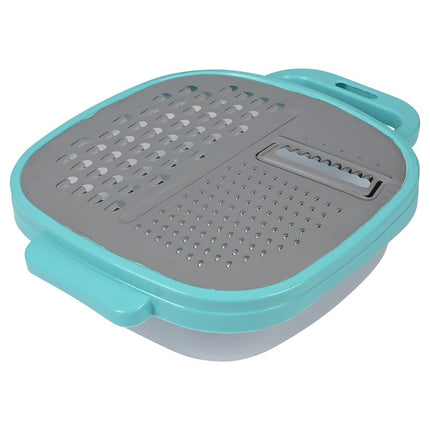 Benson Multifunctionele Keukenrasp - Met Opvangbak - 3 Raspgroottes - 23,5 cm