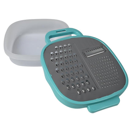 Benson Multifunctionele Keukenrasp - Met Opvangbak - 3 Raspgroottes - 23,5 cm