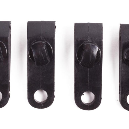 Benson Tenttapijt Clips met Schroef - Set van 4 - 82 mm - Zwart