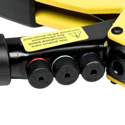 Benson Professionele Popnageltang - 2.4 t/m 4.8 mm - Inclusief 4 Mondstukken