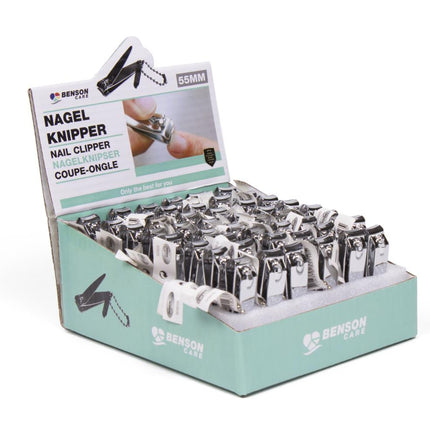 Benson Nagelknipper met Vijl – 55 mm – Inclusief Ketting – Zilverkleurig