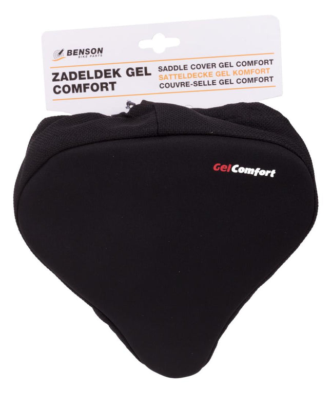 Benson Comfort Gel Zadeldek - Universeel - Ademend - Zwart - Verstelbaar