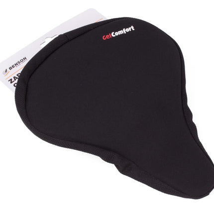 Benson Comfort Gel Zadeldek - Universeel - Ademend - Zwart - Verstelbaar