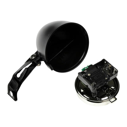 Benson LED Fietskoplamp - 3 LED's - Zwart - 4 Lux - Incl. Batterijen
