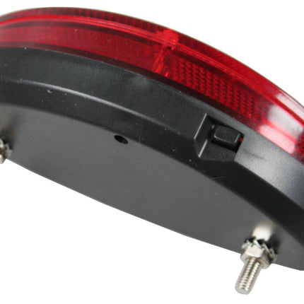 Benson LED Fietsachterlicht - Staartreflector - Bagagedrager 80mm - Incl. Batterijen