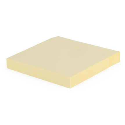 Benson Geel Memoblok - 100 Vel - 76 x 76 mm - Zelfklevend