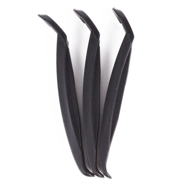 Benson Bandenlichter Set - 3-delig - Kunststof - Met Spaakhaak - 12 cm - Zwart
