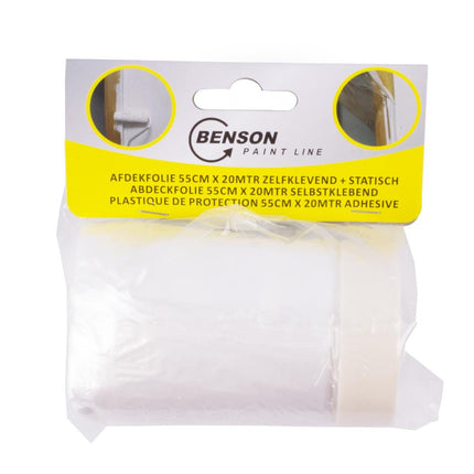 Benson Zelfklevende Afdekfolie 55 cm x 25 m - Masking Film