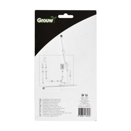 Grouw Douchepistool met Vingerbediening - Regelbare Waterstraal - Ergonomisch