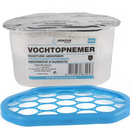 Benson Compacte Vochtopnemer – 300 ml – Tegen Schimmel & Condens – Direct Klaar voor Gebruik