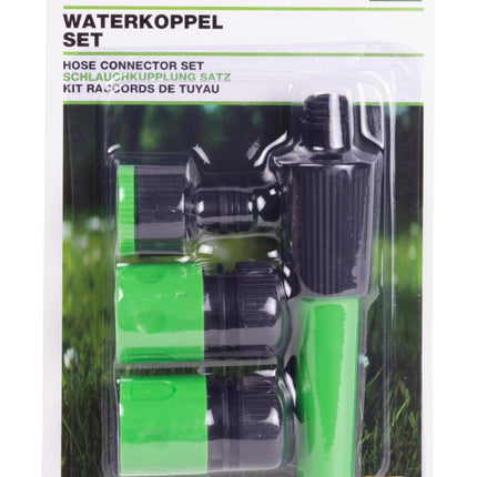 Benson Waterkoppelset - 4-Delig - 1/2" - Inclusief Spuitpistool
