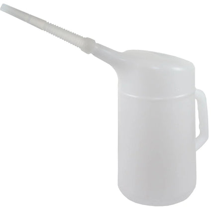 Benson Vloeistofkan / Oliekan - 4 Liter - Met Schenktuit - Wit