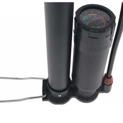 Benson Hogedruk Fietspomp met Manometer - 7 Bar - Aluminium - Zwart