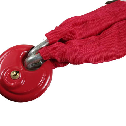 Stahlex Sterk Kettingslot - 8 mm x 1200 mm - Mix Kleuren - Inclusief Hangslot en 2 Sleutels