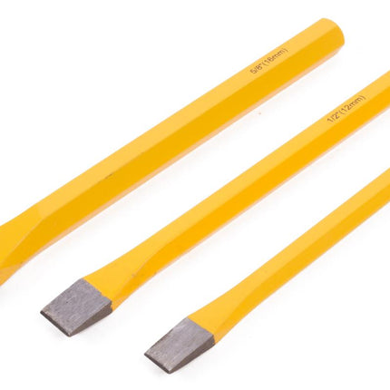 Benson Beitelset - 3-delig - Cr-V Staal - 10, 12 en 16 mm - Professioneel