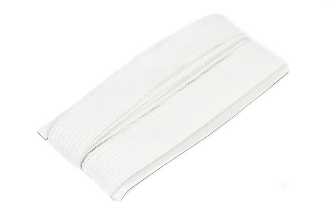 Benson Elastiek - Smal - 180 cm - Wit