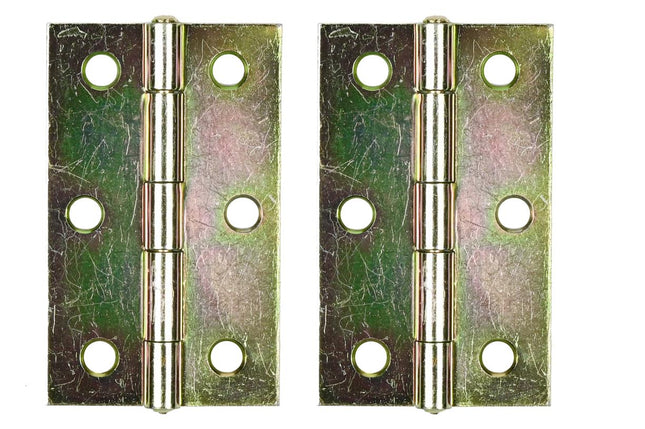 Benson Scharnierset – 64 x 35 mm – Vast Scharnierblad – Inclusief Schroeven