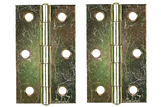 Benson Scharnierset – 76 x 35 mm – Vast Scharnierblad – Inclusief Schroeven