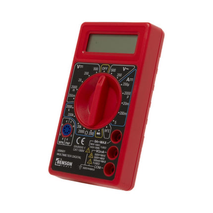 Benson Digitale Multimeter - Universeel Meetinstrument - 19 Meetbereiken