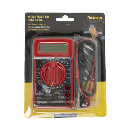Benson Digitale Multimeter - Universeel Meetinstrument - 19 Meetbereiken