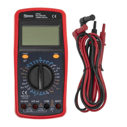 Benson Digitale Multimeter - Jumbo LCD Scherm - Universeel Meetinstrument