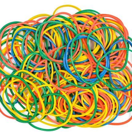 Benson Elastiekjes Multicolor - 50 Gram - Sterk & Flexibel