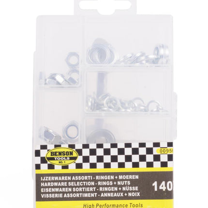 Benson Ringen- en Moerenassortiment – M6, M8, M10 – Verzinkt